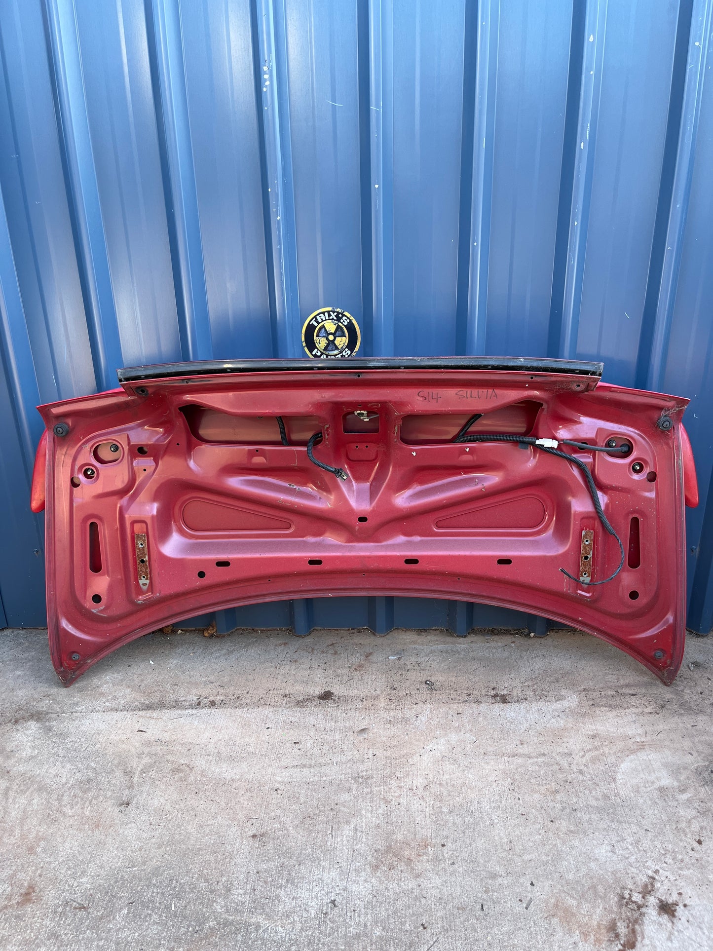 Boot and S1 Spoiler With Centre Rear Garnish, JDM S14 Silvia