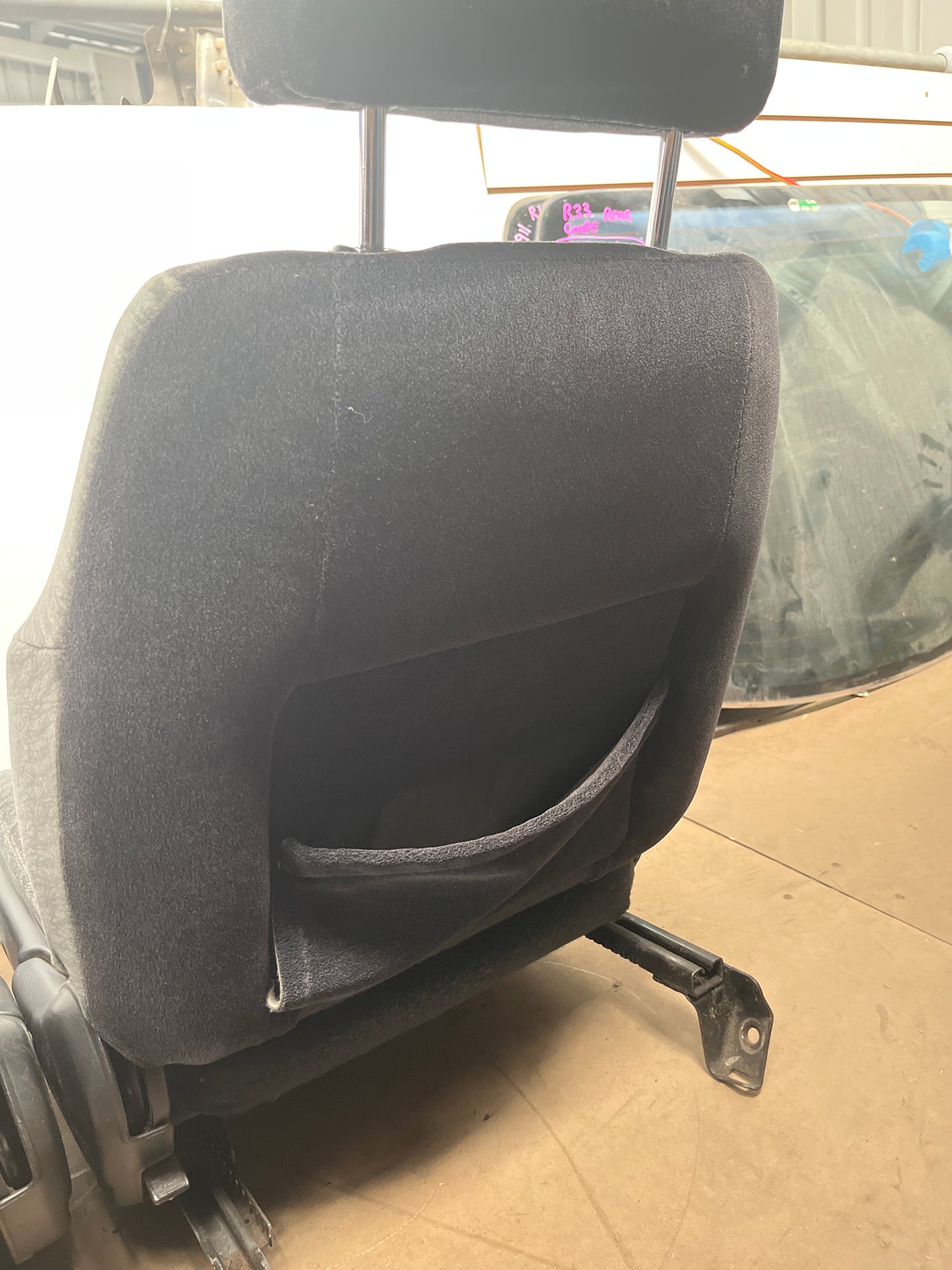 Standard Front Seats With Rails Pair - R33 S1 Skyline