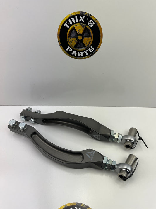 Nissan S13/R32 Voodoo13 Adjustable Front Castor Arms Pair - Brand New TENS-0100HC