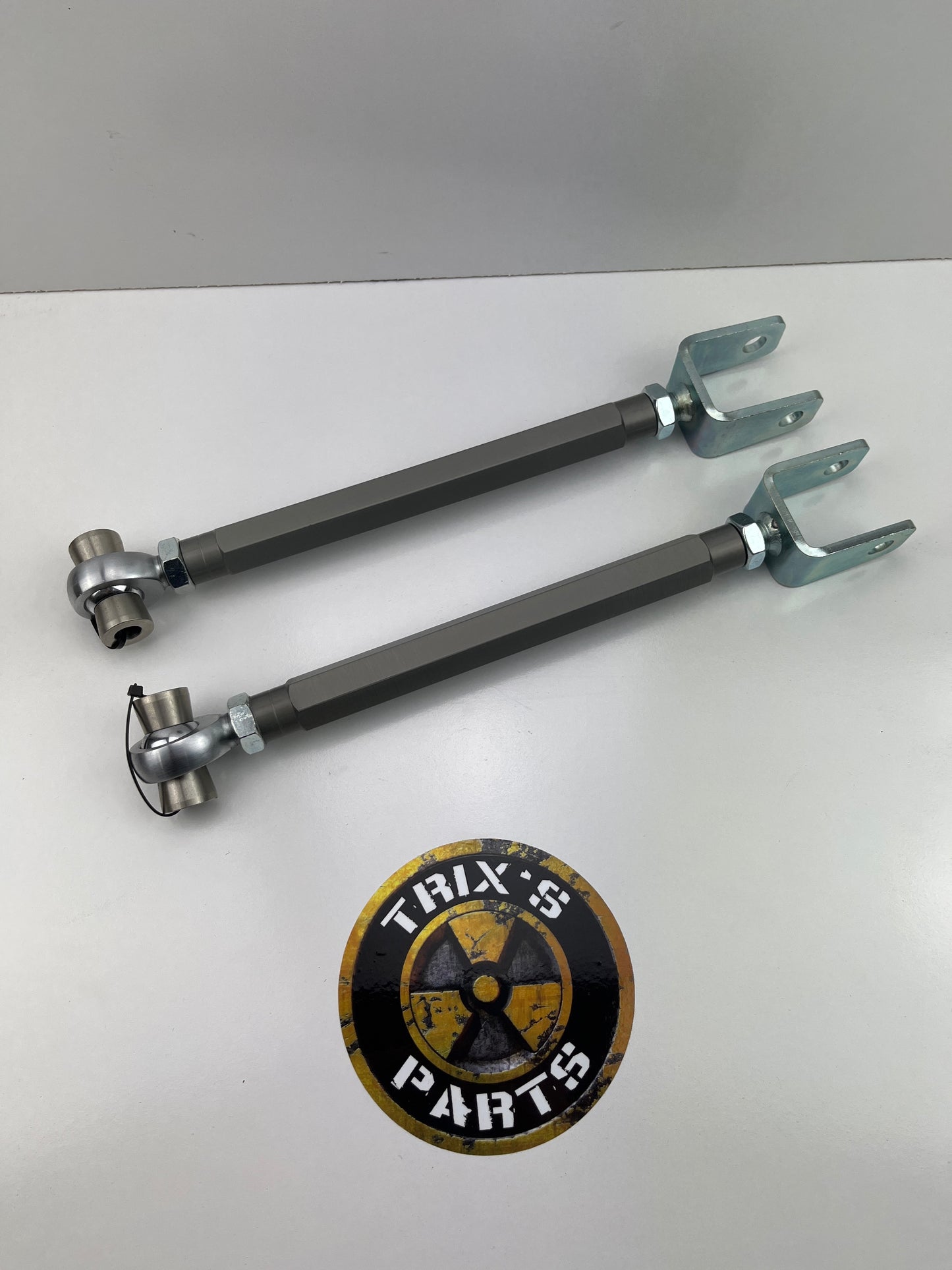 Nissan S14/S15/R33/R34,C34 Stagea Voodoo13 Rear Toe Arms Pair - Brand New