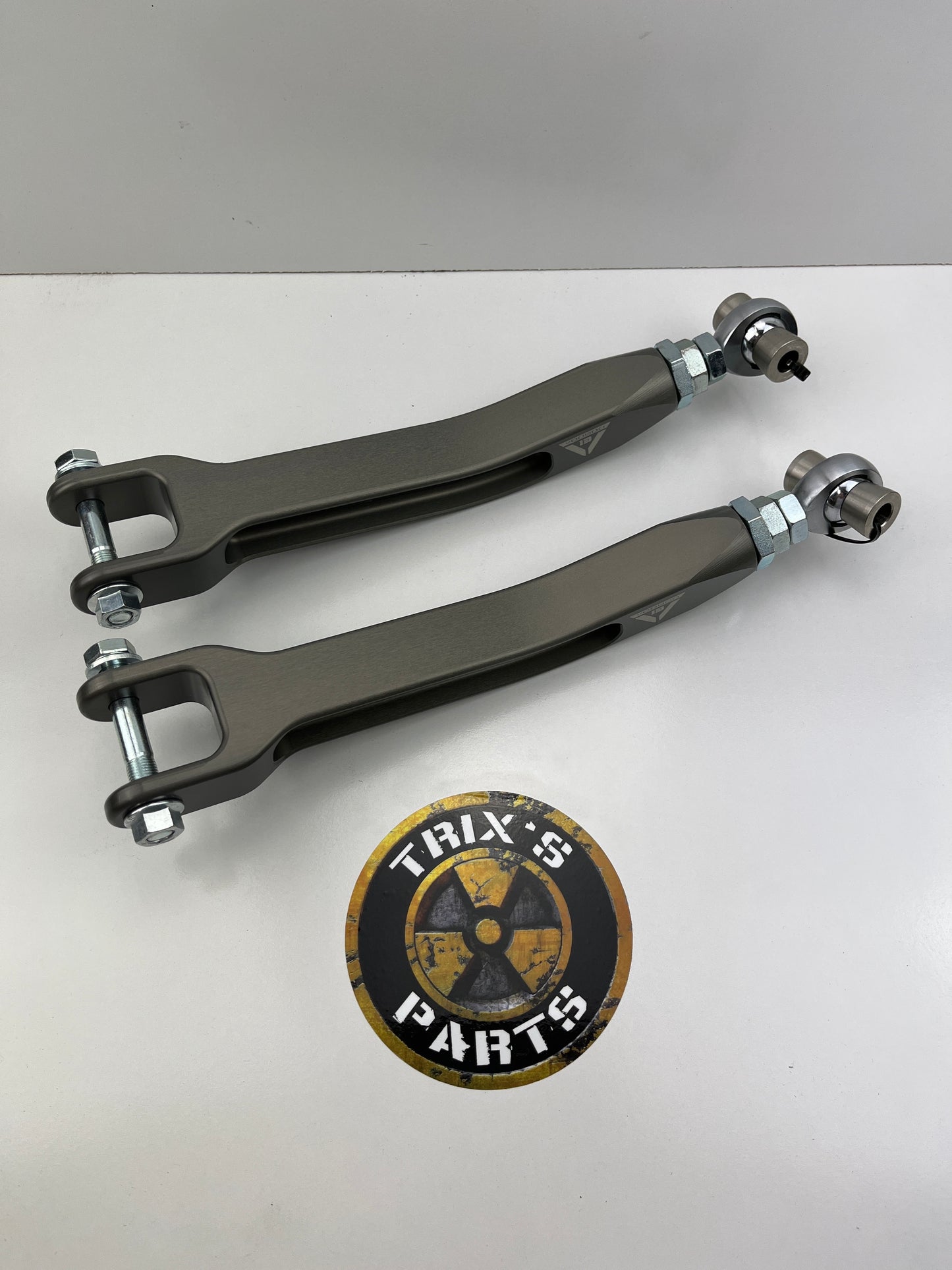 Nissan S14, S15,R33,R34,C34 Voodoo13 High Clearance Rear Toe Arms Pair - Brand New TONS-0201HC